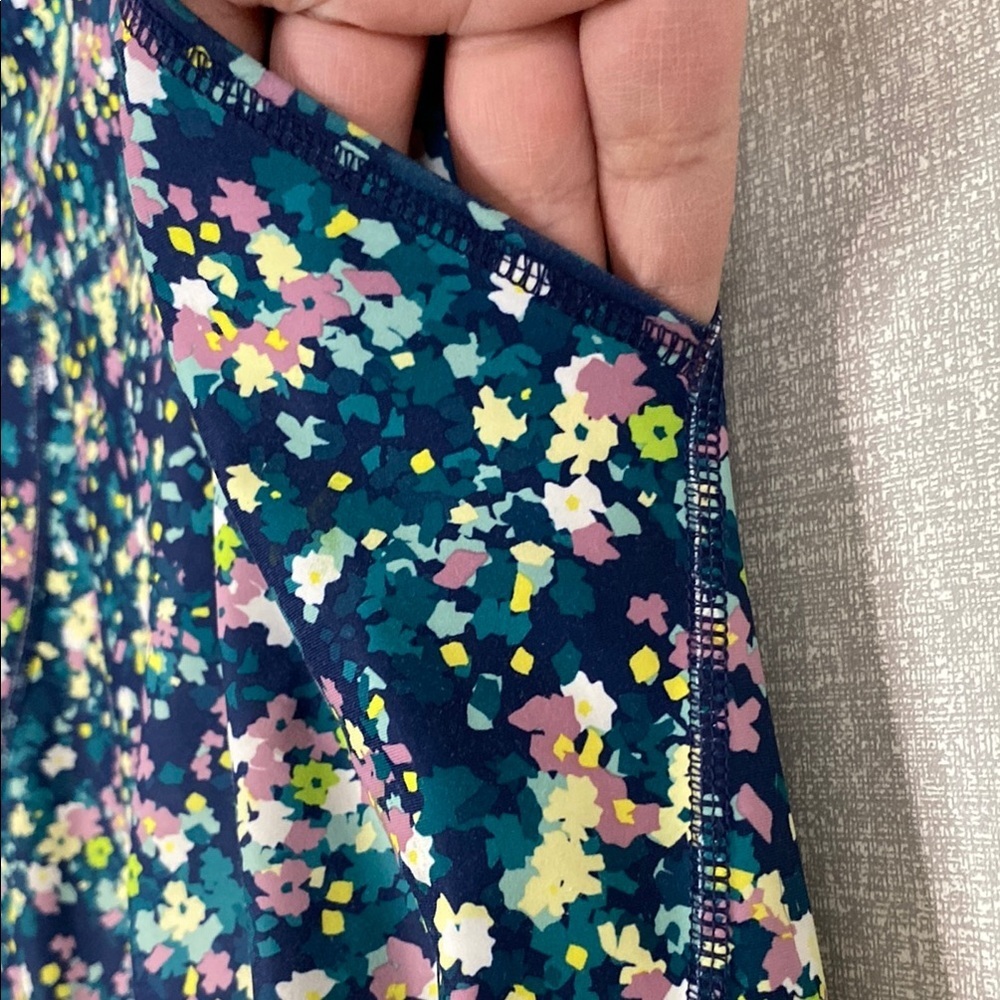 Old Navy Girls Active Floral PJ High Rise Leggings Size XL - Picture 3 of 8